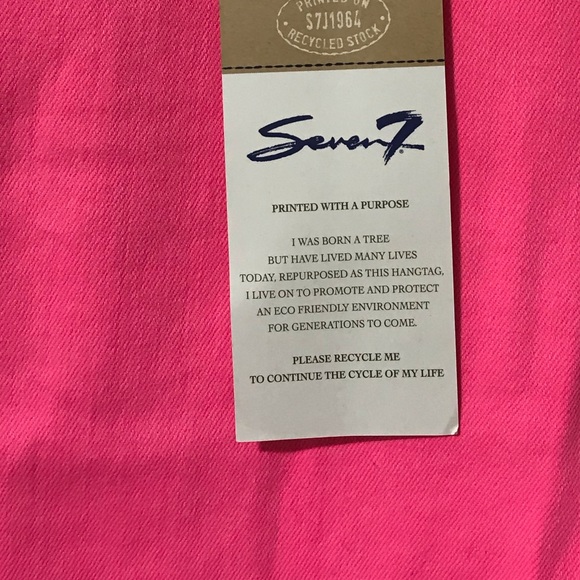 SEVEN 7 High Rise Skinny Denim Pants, Size 8 - Picture 12 of 13